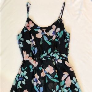 Floral High-Low Dress